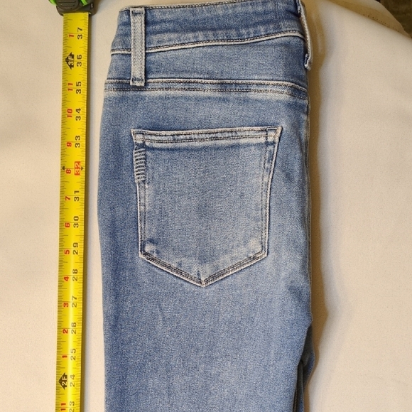 Paige Women's Seawater Distressed Jeans - Size 28 - DNME77 Amber - Picture 3 of 8